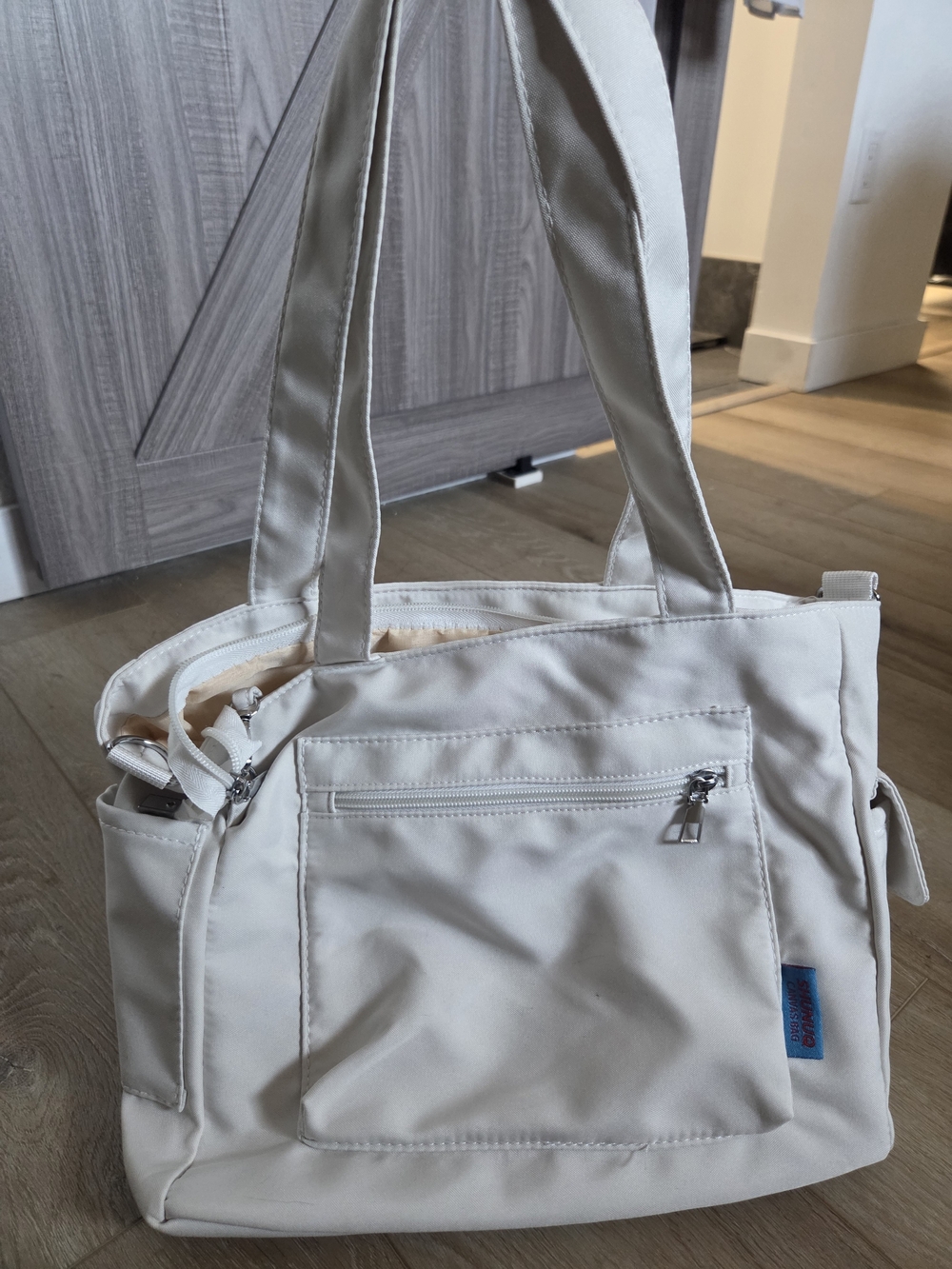 Cream Canvas Bag